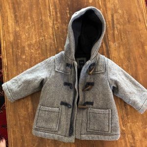 Baby Gap Navy Herringbone Toggle Coat!